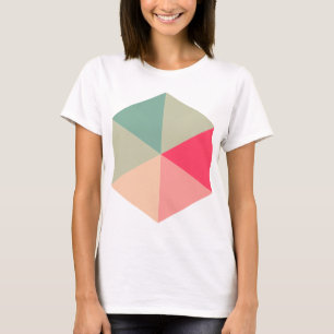 Camiseta Hexágono a cores 04