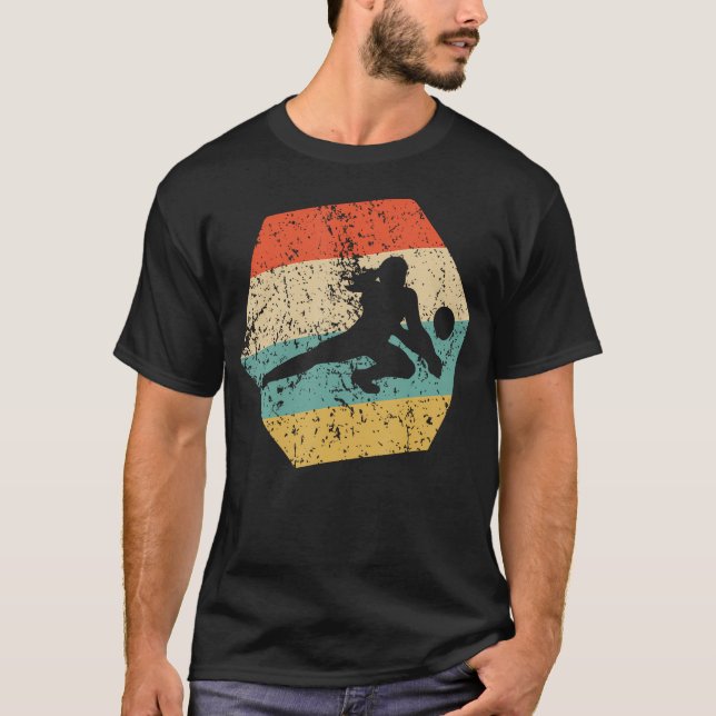 Camiseta Hexágono Distress Retro Volei (Frente)
