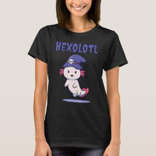 Camiseta Hexolotl Halloween Mexicano Salamander Witold Axol
