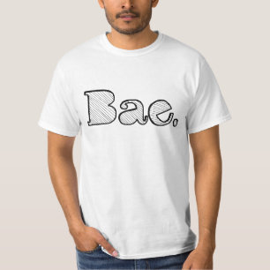 Camiseta Hey Bae. calão do namorado do namorada