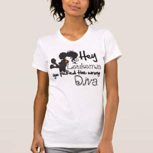 Camiseta Hey cancer da leucemia você escolheu a diva errad