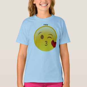Camiseta hey emoji