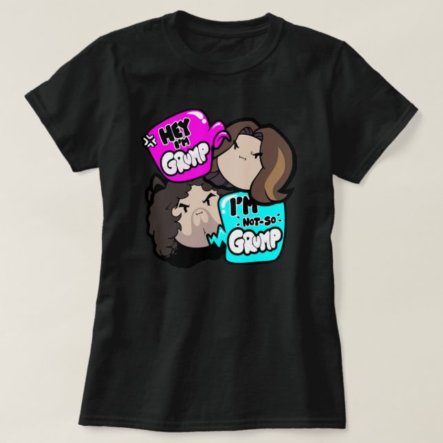 Camiseta Hey I'm Grump - Game Grumps (Frente do Design)