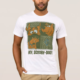Camiseta Hey Scooby-Doo Tribal Square Graphic