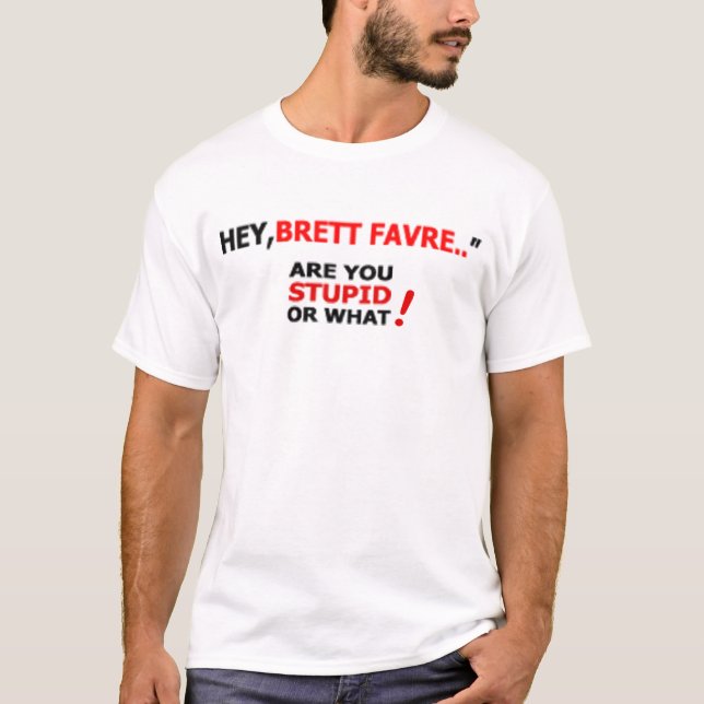 Camiseta Hey, T-SHIRT de Brett Favre (Frente)
