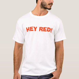 Camiseta Hey t-shirt vermelho