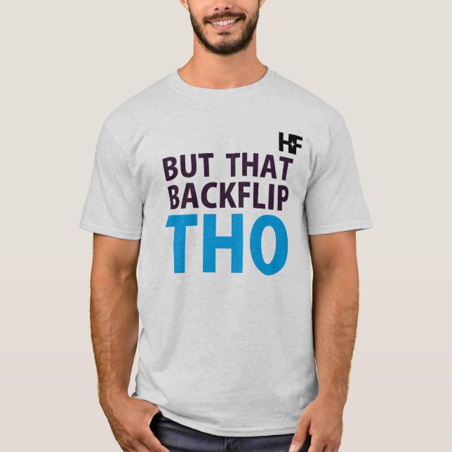 Camiseta HF fino | da roupa | de Hella mas esse Backflip (Frente)