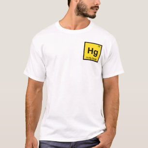 Camiseta Hg - Música de Ralão Tabela Periódica de Química