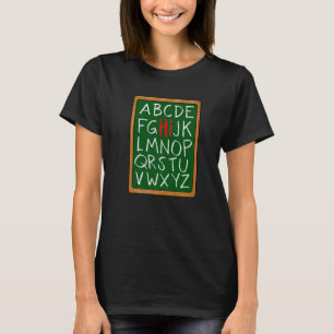 Camiseta Hi Alphabet Characters English Toodlers Love