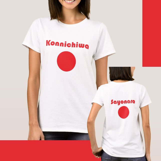 Camiseta 🔴Hi & Bye Tokyo Style Tee (Whether you're strolling Shibuya or grabbing sushi in Soho, this shirt’s got big bilingual energy.)