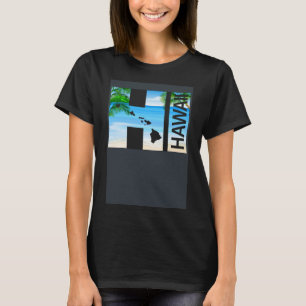 Camiseta HI Hawaii Islands Hawaii Beach