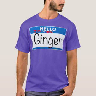 Camiseta hi im ginger