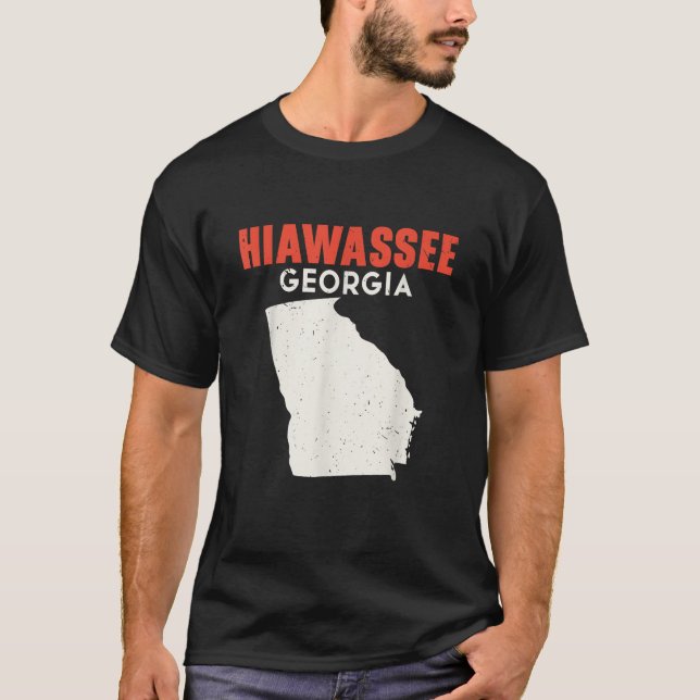 Camiseta Hiawassee Geórgia EUA Estado América Viagem Georgi (Frente)