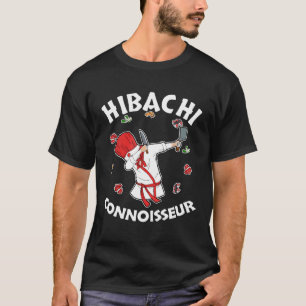 Camiseta Hibachi Chef Costume Hibachi Connoisseur Japonês
