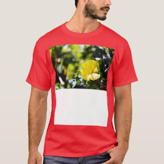 Camiseta hibisco amarelo TSirt
