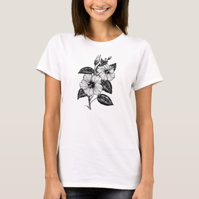 Camiseta Hibiscus 2 (Frente)