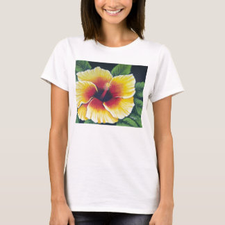 Camiseta Hibiscus amarelo