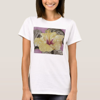 Camiseta Hibiscus amarelo