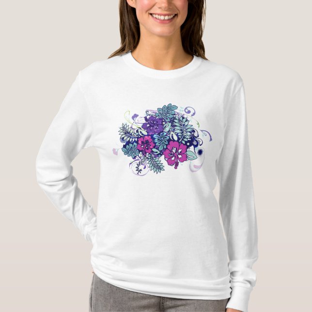 Camiseta Hibiscus_Growth (Frente)