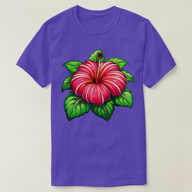 Camiseta Hibiscus TShirt 19 (Frente do Design)