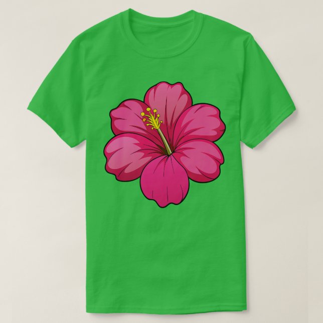Camiseta Hibiscus TShirt 5 (Frente do Design)