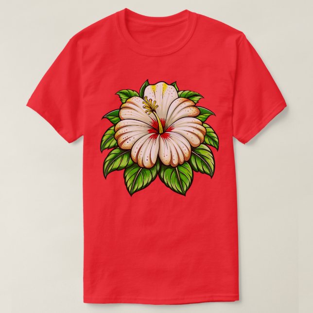 Camiseta Hibiscus TShirt 7 (Frente do Design)