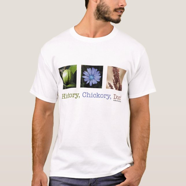 Camiseta Hicória, Chickory, Doc! T-shirt (Frente)
