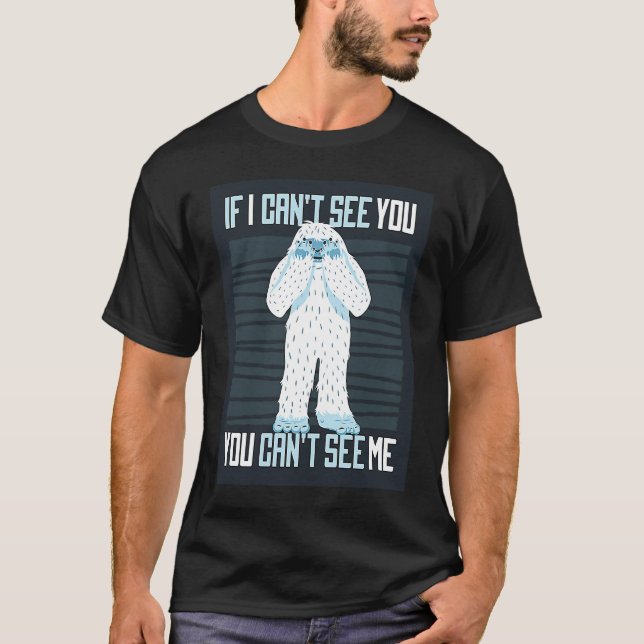 Camiseta Hide and Go Seek Champion Yeti Mythical Creature B (Frente)