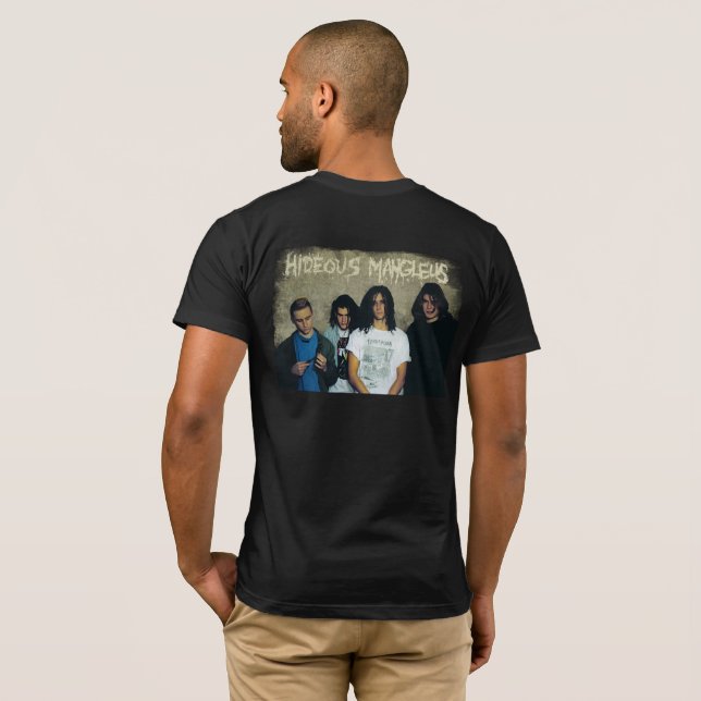 Camiseta Hideous Mangleus Unearthing (em punho) (Parte Traseira Completa)