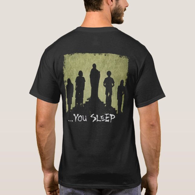Camiseta Hideous Mangleus We Live ... VOCÊ DORME!! (Verso)