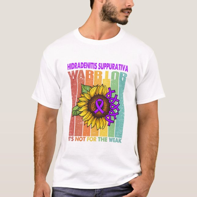 Camiseta Hidradenitis Supurativa Warrior Não é para o (Frente)