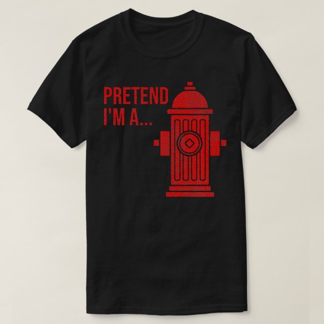 CAMISETA HIDRANT HALLOWEEN CUSTO PRETENDE UM FOGO H (Frente do Design)