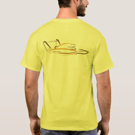 Camiseta Hidroavião 01 Amarelo Costas