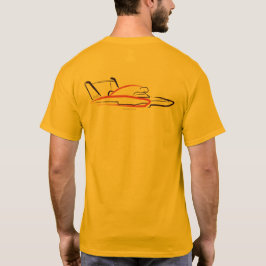 Camiseta Hidroavião 01 Gold Back