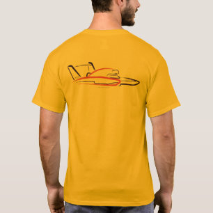 Camiseta Hidroavião 01 Gold Back