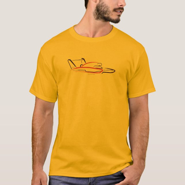 Camiseta Hidroavião 01 Gold Front (Frente)