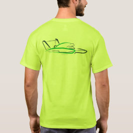 Camiseta Hidroavião 01 Verde-Segurança Traseira