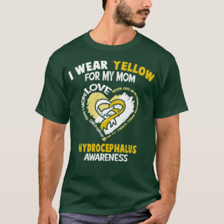 Camiseta Hidrocefalia Consciência Eu Visto Amarelo Para Min