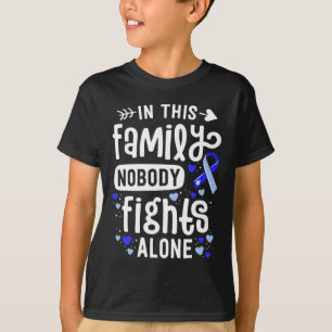 Camiseta Hidrocefalia Familiar Consciência Mês Cérebro Azul