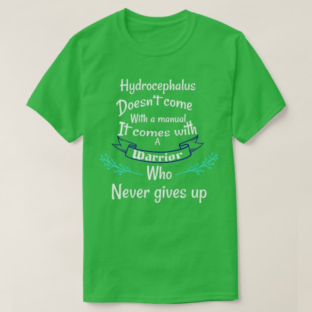 Camiseta Hidrocefalia não vem com hidroceia manual (Frente do Design)