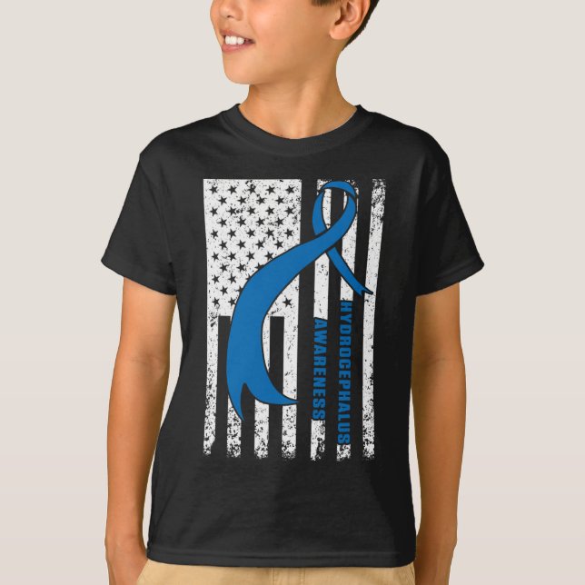 Camiseta Hidrocefalia Sobrevivente Advertência Ao Tratament (Frente)