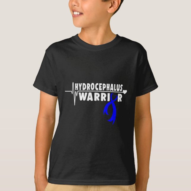 Camiseta Hidrocefalia Sobrevivente Paciente Guerreiro (Frente)