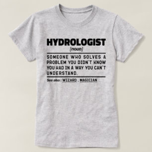 Camiseta Hidrologista Noun Science Lover Student Graduação