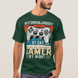 Camiseta Hidrologista por jogador de dia por fã de jogos de