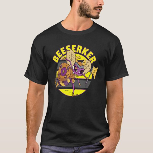 Camiseta Hidromel de Mel de Abelhas Beeserker (Frente)