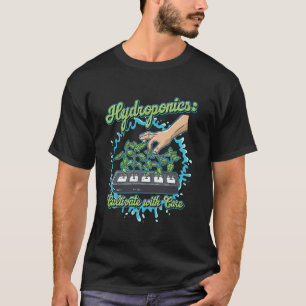 Camiseta Hidropônia Cultive com Cuidado Projeto de Jardinag