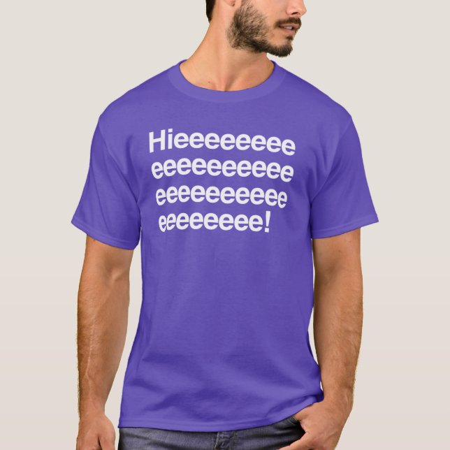 Camiseta Hieeeee! (Frente)