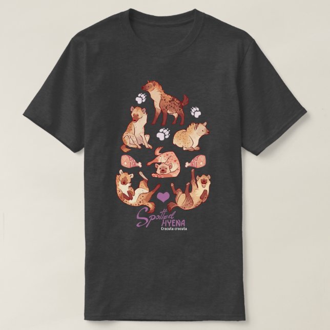 Camiseta Hiena avistada (Frente do Design)
