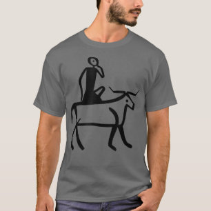 Camiseta Hieroglifos Egípcios de Fendeiros de Vaca
