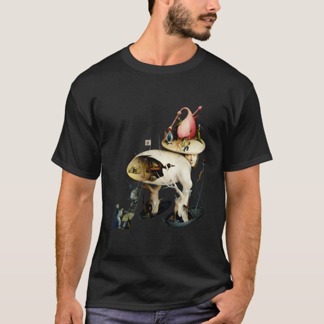 Camiseta Hieronymus Bosch Detalhe Jardim das Delícias Ehly (Frente)